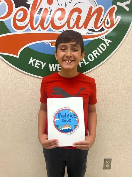Congratulations to Michael Barrett. He entered his logo design in the Paddle for Paws Competition. His logo was selected